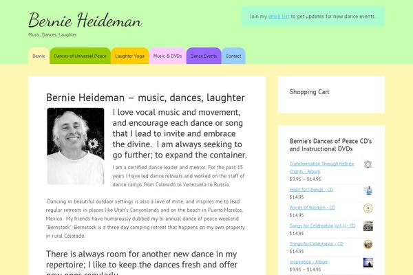 WordPress website example screenshot
