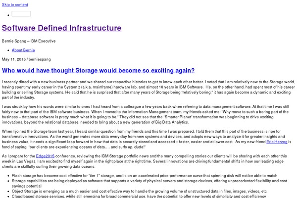 WordPress website example screenshot