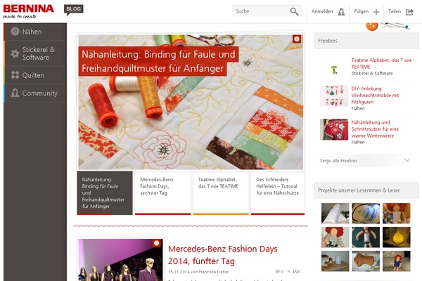 berninablog.com site used Bernina