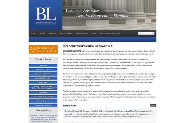 bernlieb.com site used Bernstein_liebhard_llp