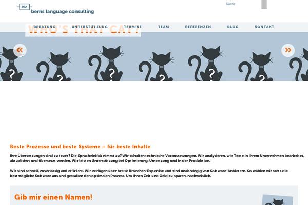 berns-language-consulting.de site used Blc
