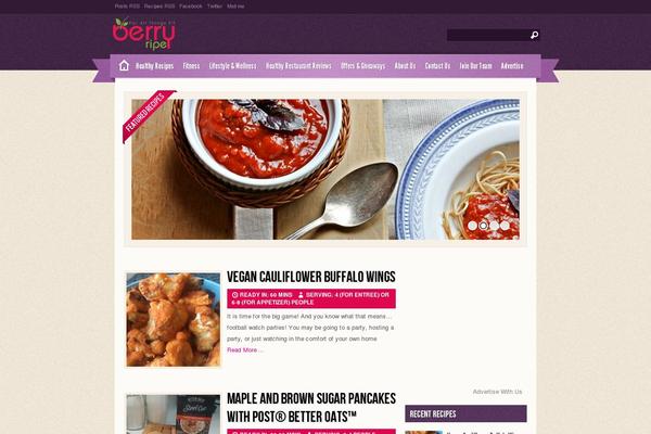 berryripe.com site used Meridian-recipes