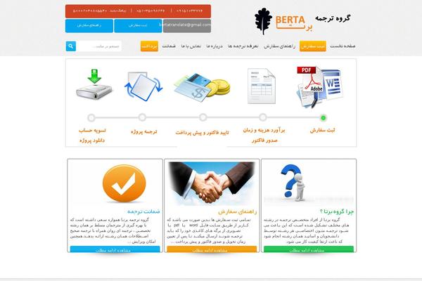 berta theme websites examples