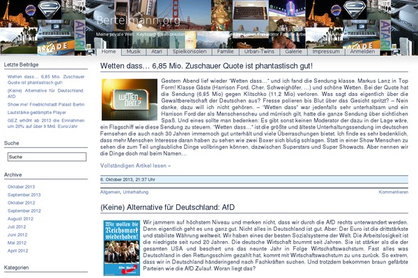 WordPress website example screenshot