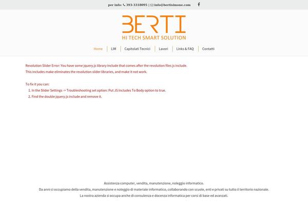 bertisimone.com site used uDesign