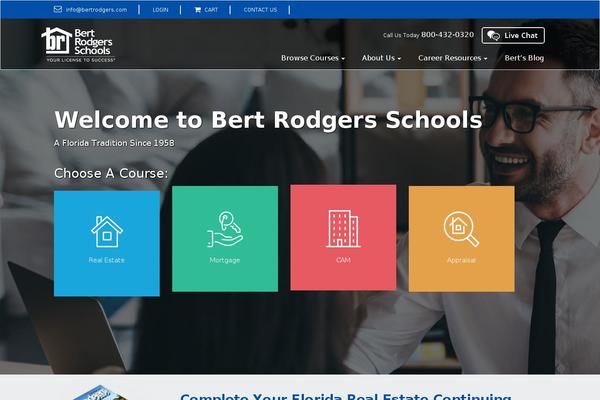 bertrodgers.com site used Redshiftt