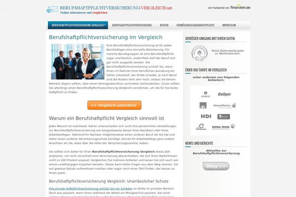 berufshaftpflichtversicherung-vergleich.net site used Profinance