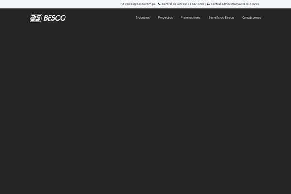 besco.com.pe site used Besco