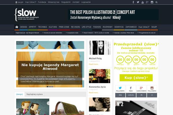 beslow.pl site used Newspaper Child