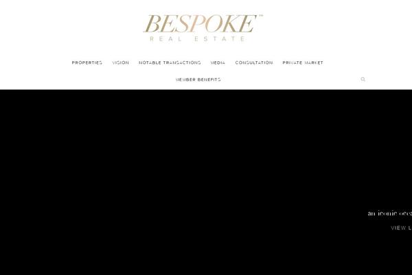 Bespoke theme site design template sample