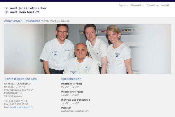 WordPress website example screenshot