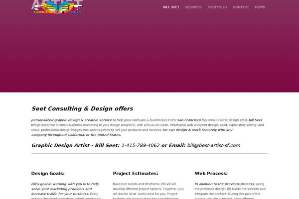 WordPress website example screenshot
