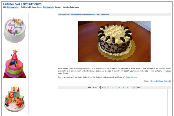 best-birthdaycakes.com site used plaintxtBlog