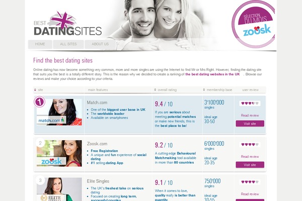 dating site wp theme