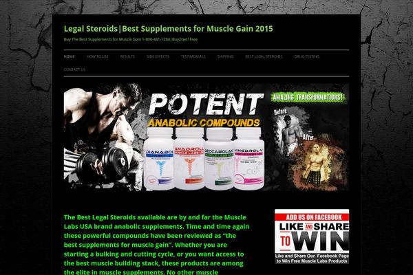 Twenty Twelve theme site design template sample