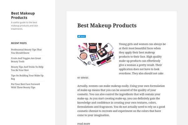 Twenty Fifteen theme site design template sample