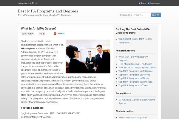 best-mpa-programs.com site used Freelance