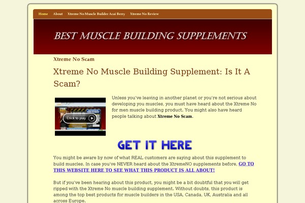 WordPress website example screenshot