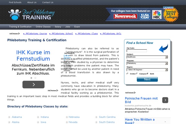 WordPress website example screenshot