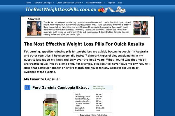 WordPress website example screenshot
