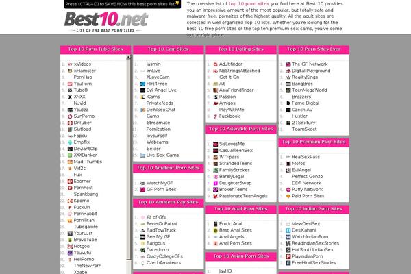 best10.net site used Myporn