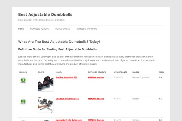 WordPress website example screenshot