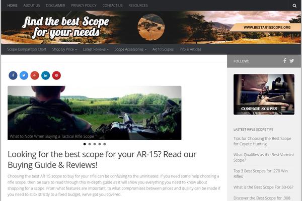 Hueman theme site design template sample