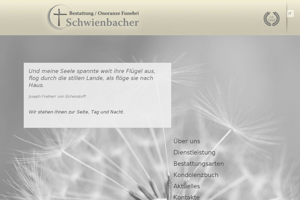 bestattung-schwienbacher.com site used Bestattung