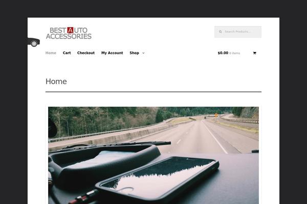 Storefront theme site design template sample