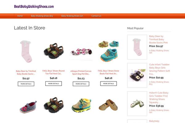 bestbabywalkingshoes.com site used Sansai