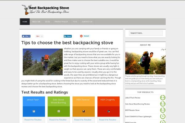 bestbackpackingstove.com site used Cocomag