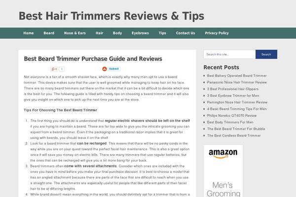 bestbeardtrimmer.co site used Ribbon