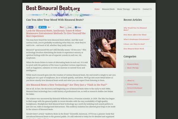 bestbinauralbeats.org site used Lucent
