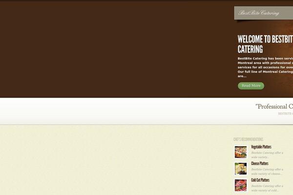 MyCuisine theme site design template sample