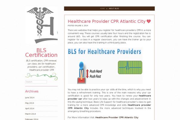 WordPress website example screenshot
