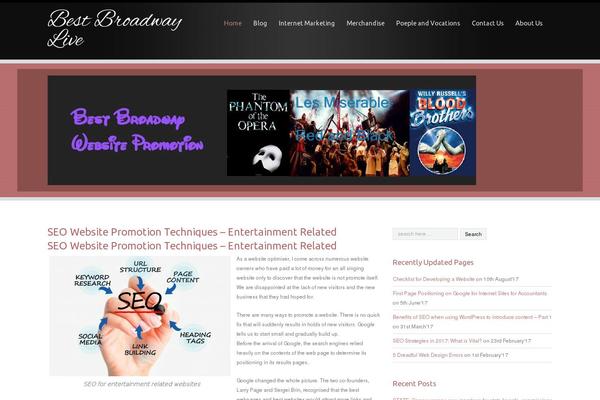Encounters Lite theme site design template sample