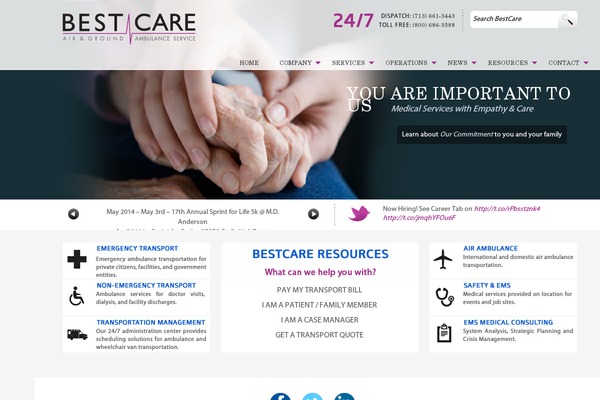 bestcare theme websites examples