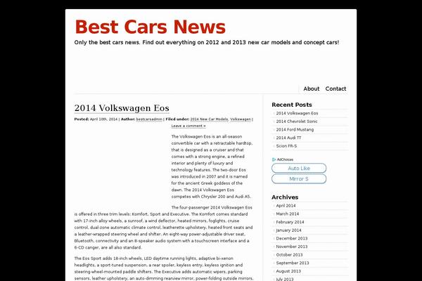 bestcarsnews.com site used Bestcarsnews