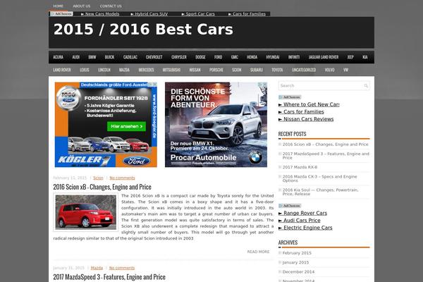 Carspress theme websites examples
