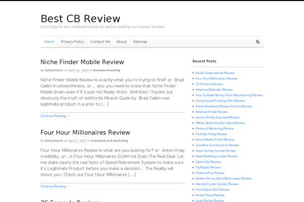 bestcbreview.com site used Canvas