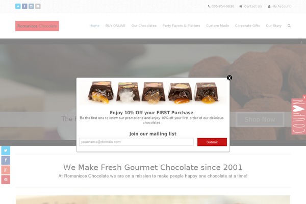 bestchocolatemiami.com site used Total
