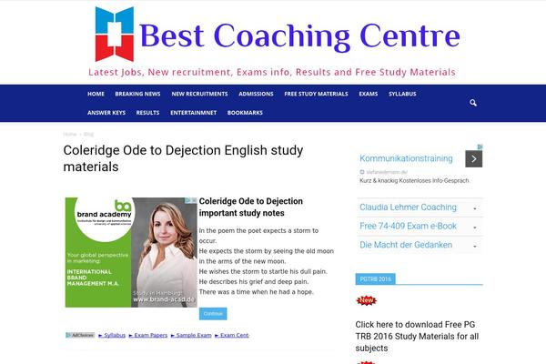 WordPress website example screenshot