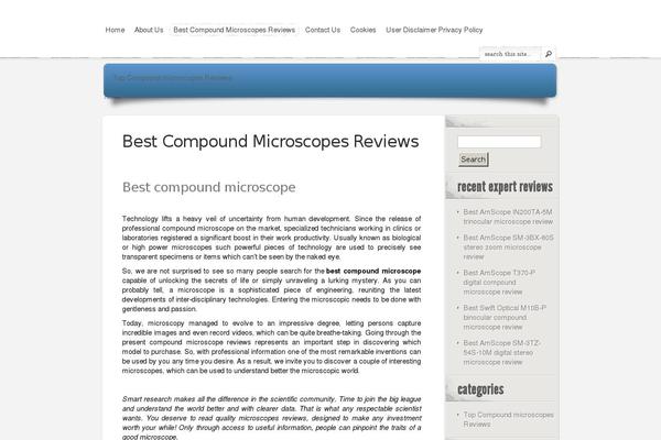 bestcompoundmicroscopes.com site used eStore