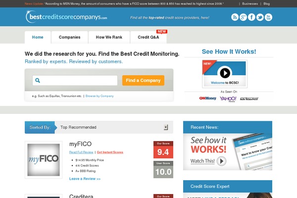 WordPress website example screenshot