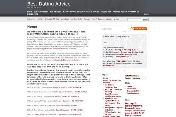 bestdatingadvice.info site used Carrington-blog.2.0