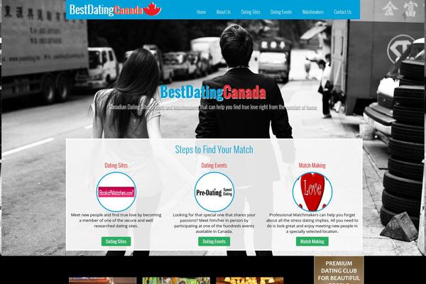 Dating theme site design template sample