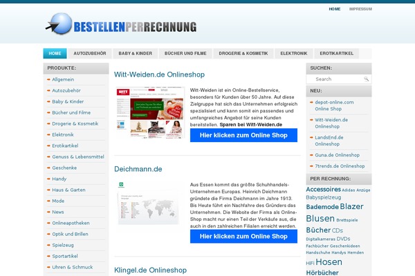 bestellenperrechnung.com site used Bestellenperrechnung.com