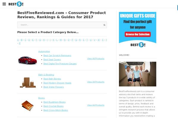 WordPress website example screenshot