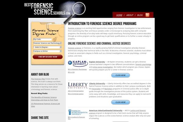bestforensicscienceschools.com site used Bfss