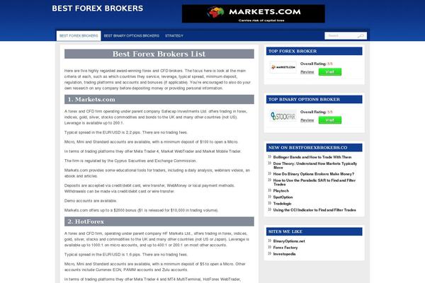 bestforexbrokers.co site used Forex730